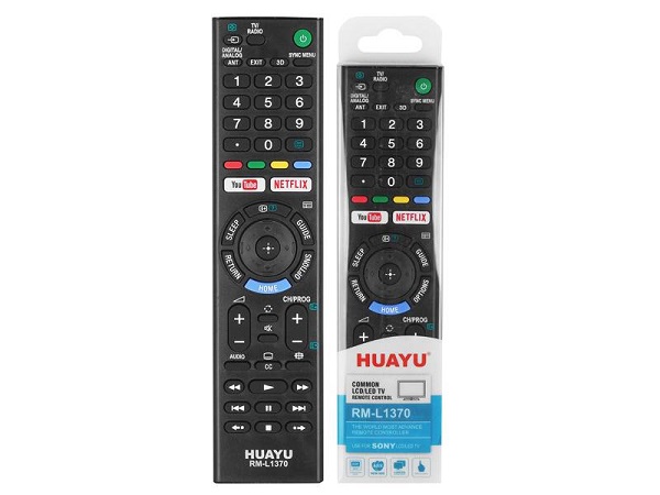LXH1370 TV pults TV LCD/LED Sony RM-L1370 3D, Netflix, Youtube.