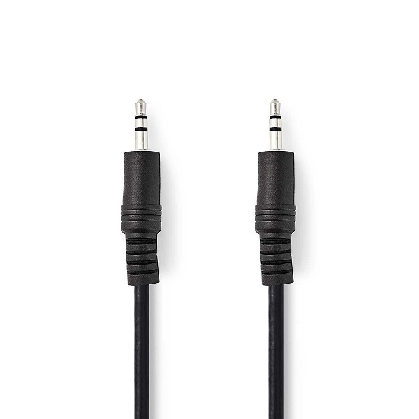 Stereo audio 3,5mm - 3,5mm kabelis 2 m NEDIS CAGB22000BK20
