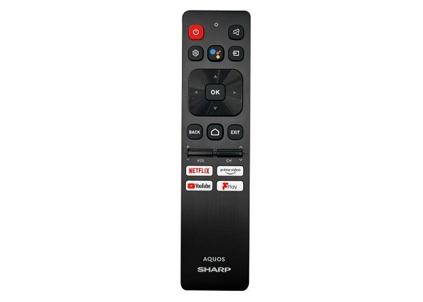 LXP0138N TV remote control Sharp Aquos SHW/RMC/0138N original, voice function, NETFLIX, YOUTUBE, PRIME VIDEO