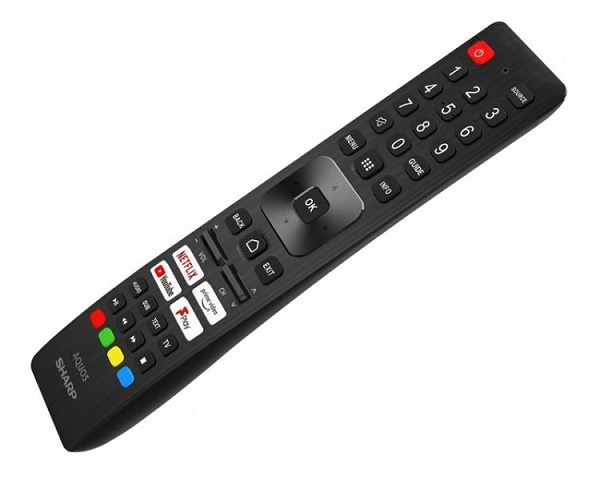 LXP140N Oriģinālais pults SHARP SHW/RMC/0140N NETFLIX, YOUTUBE, PRIME VIDEO