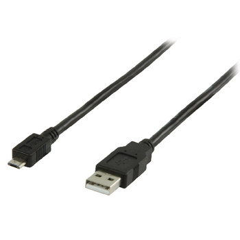 Vads USB2.0 A male - USB micro B male 0.5m VLCP60500B05