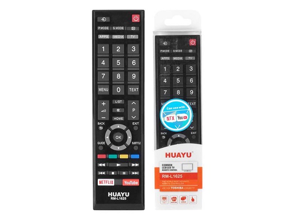 LXH1625 TV pults TV LCD/LED Toshiba RM-L1625 NETFLIX,YOUTUBE.